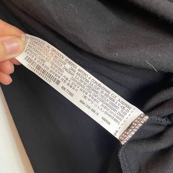 Zara Front Slit T-shirt Tunic Dress - Picture 5 of 7